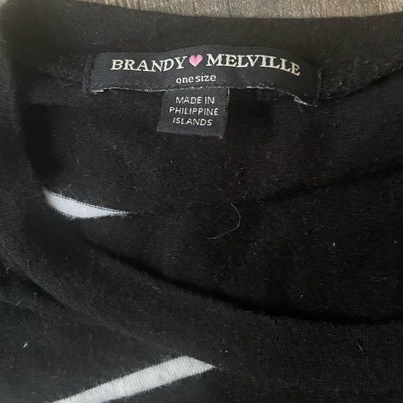Brandy Melville Black & White T Shirt Dress - Picture 3 of 3